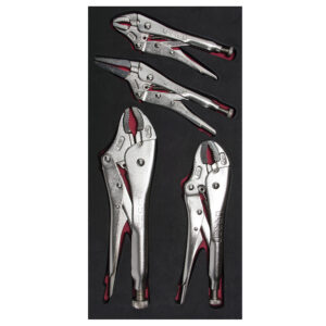 Juego de 4 pinzas de presion